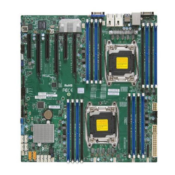 Supermicro X10DRI-O Dual LGA2011/Intel C612/DDR4/SATA3&USB3.0/V&2GbE/EATX Server MBD-X10DRI-O